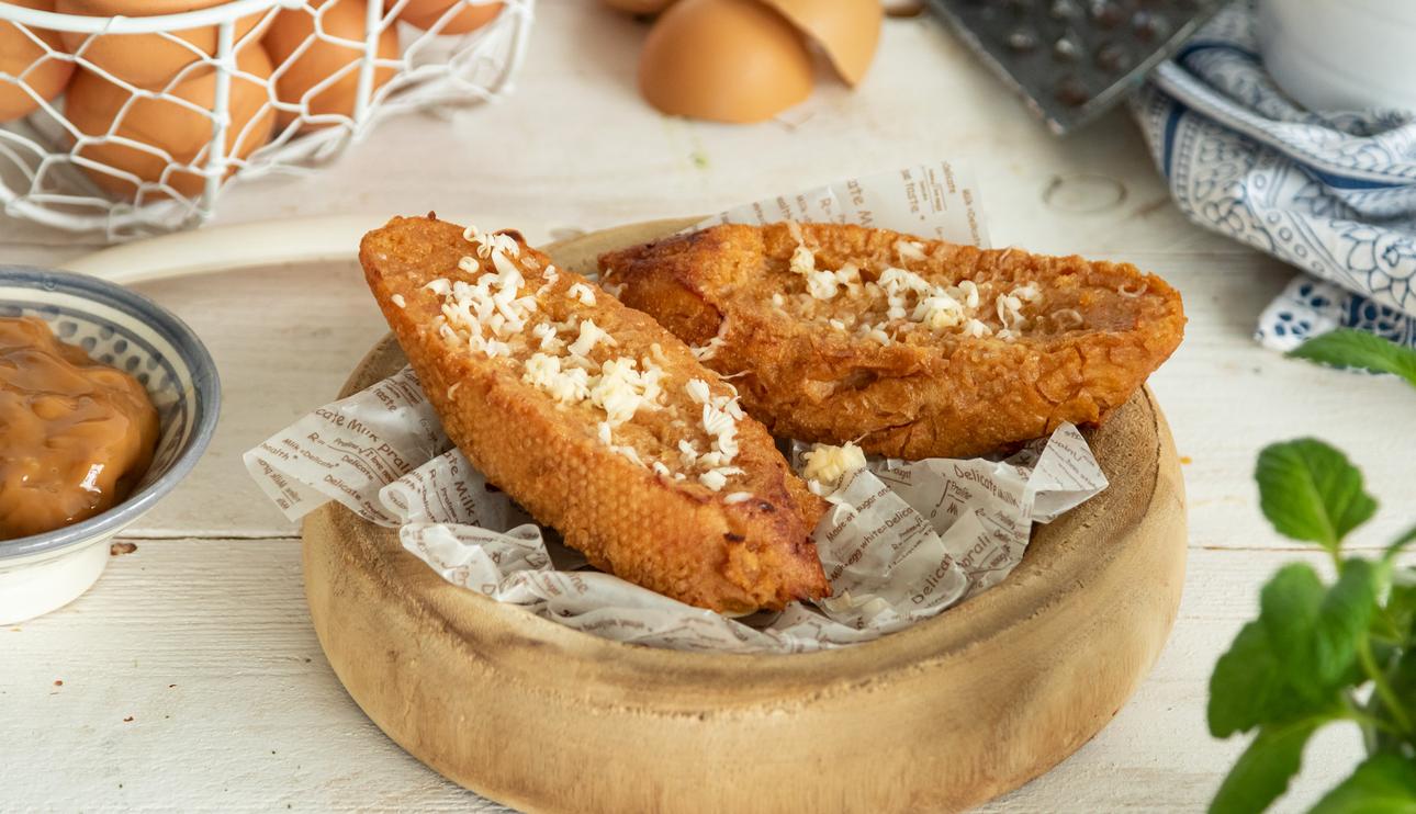 Torrijas de dulce de leche