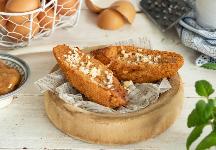 Torrijas de dulce de leche
