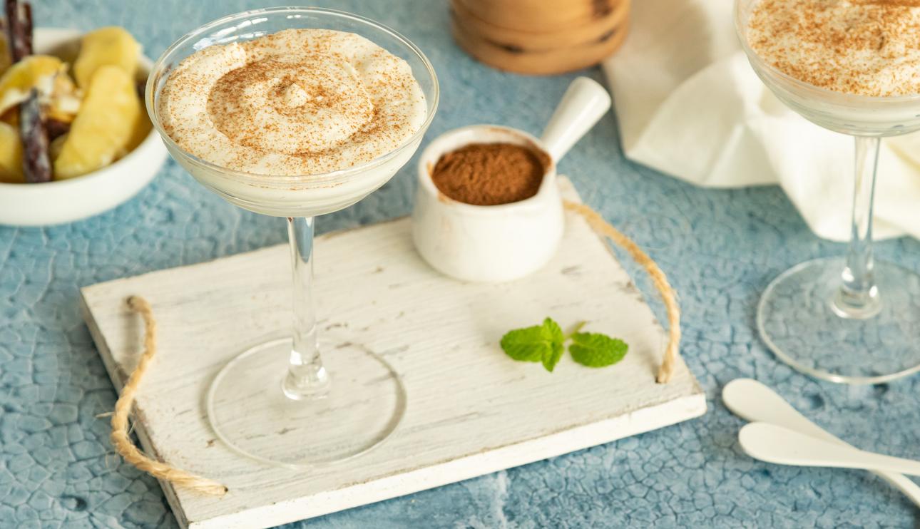 Mousse de arroz con leche