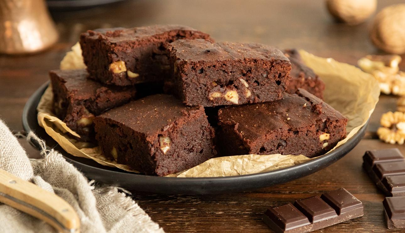 Brownie en freidora de aire