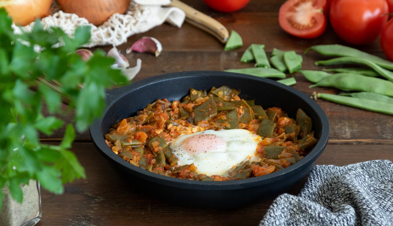 Judías verdes con tomate