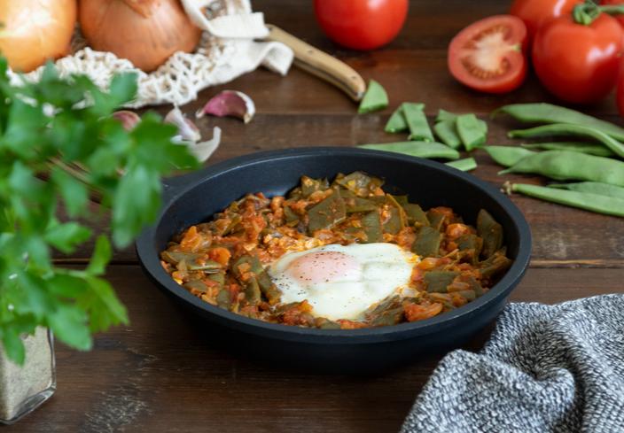 Judías verdes con tomate