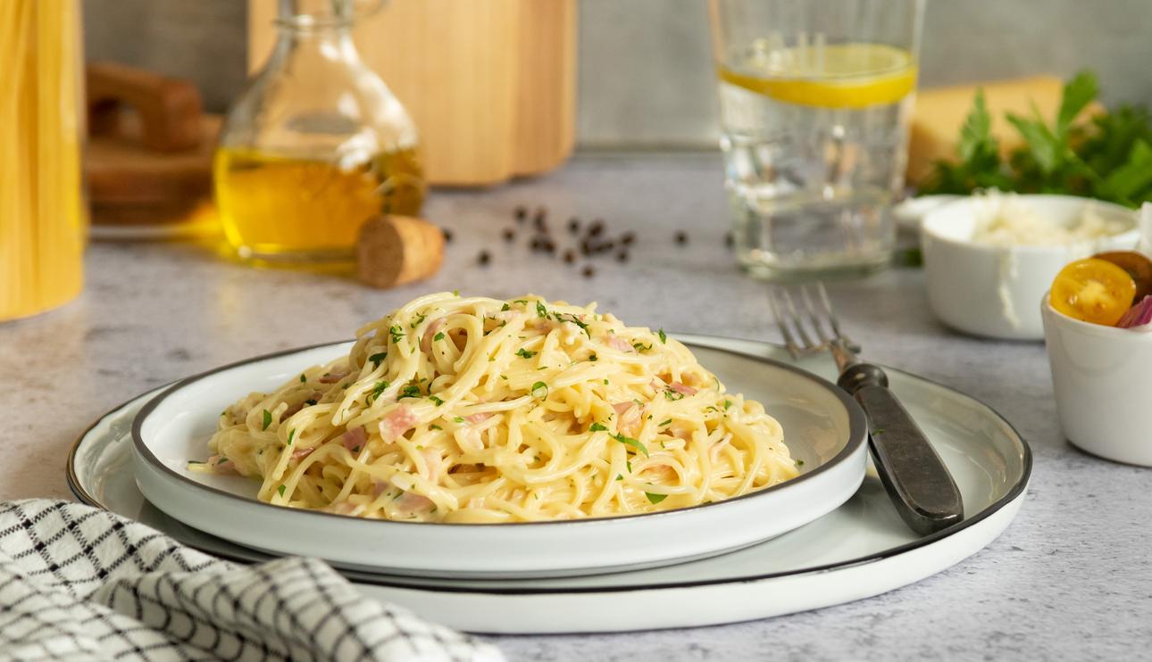Espagueti a la carbonara
