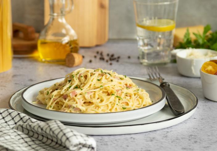 Espagueti a la carbonara