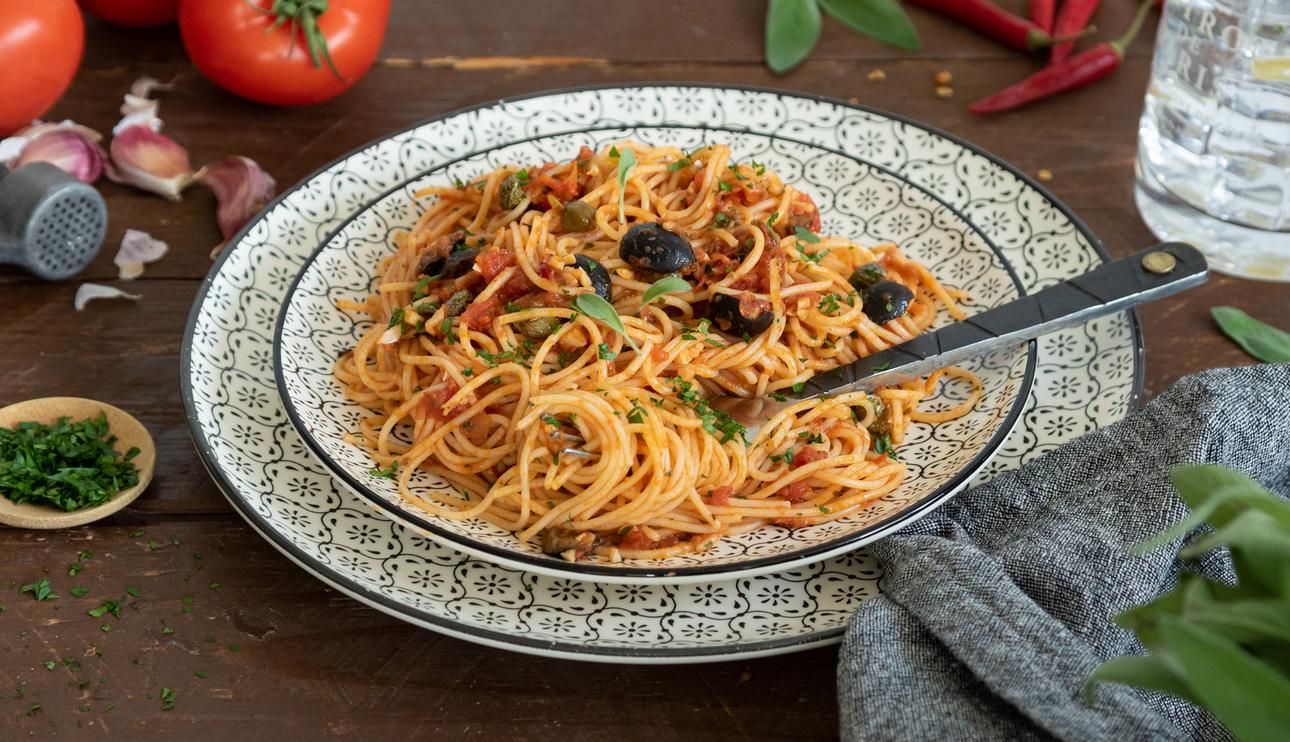 Espagueti a la putanesca