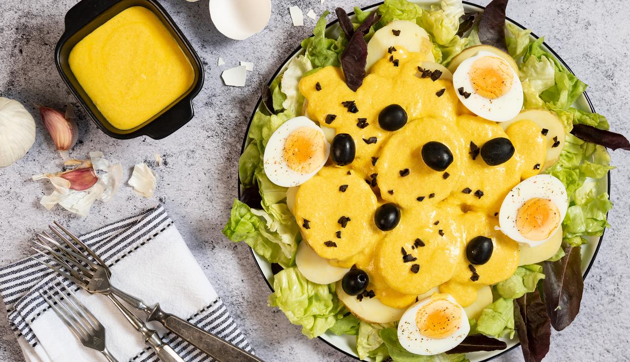 Patatas a la huancaína