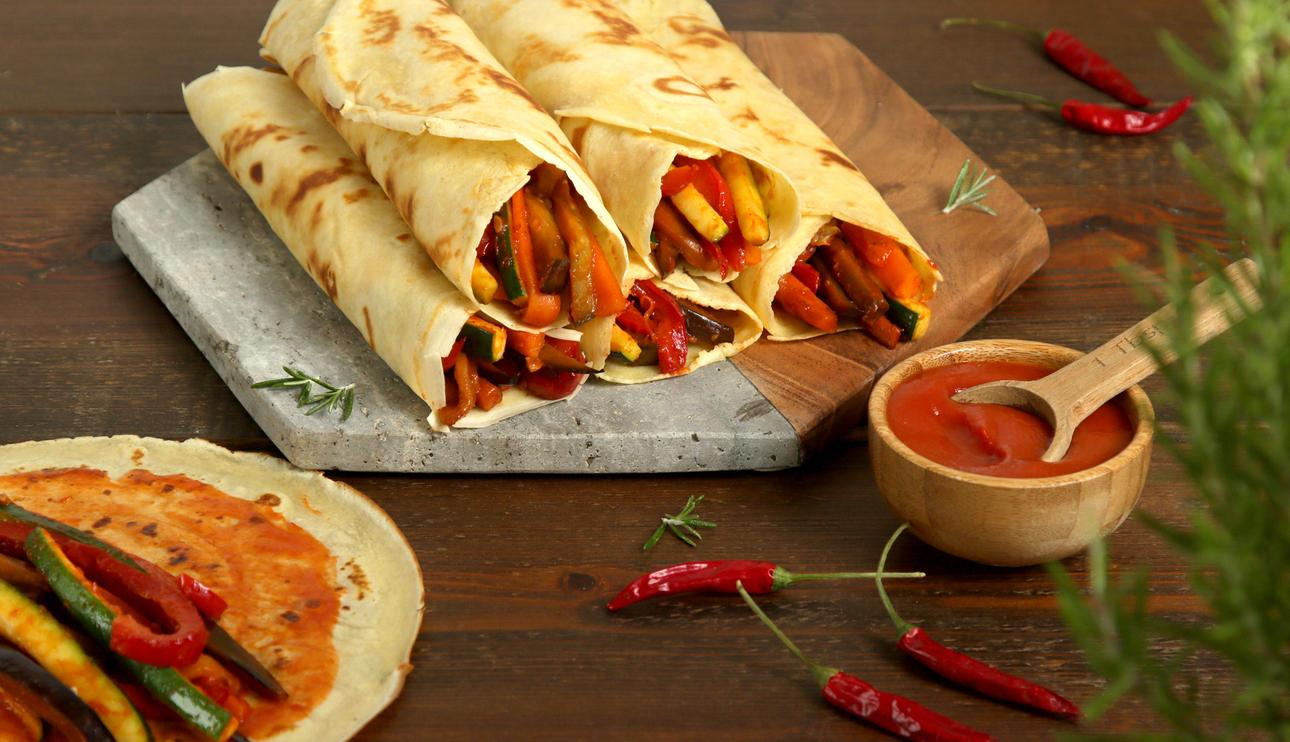 Crepes de verdura