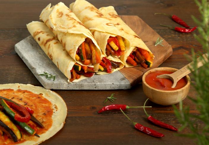 Crepes de verdura