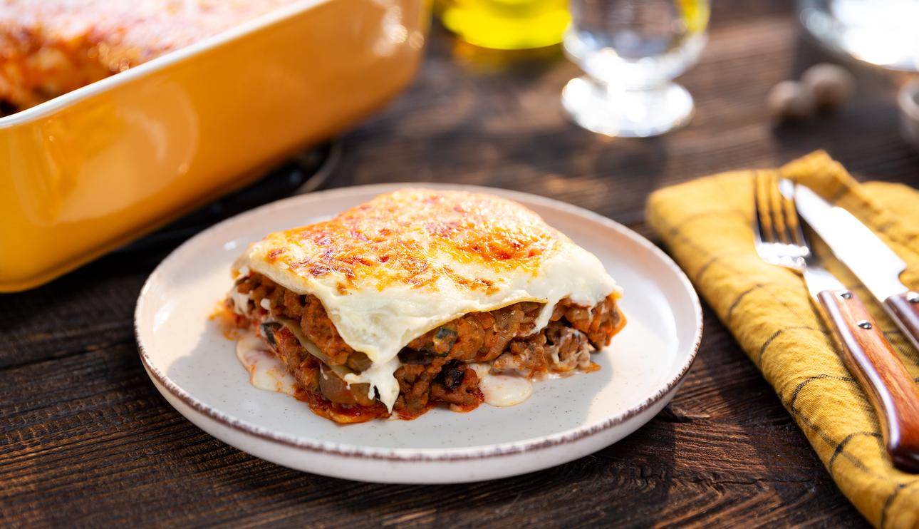 Receta de lasaña de carne picada