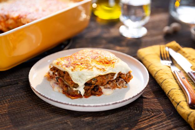 Receta de lasaña de carne picada