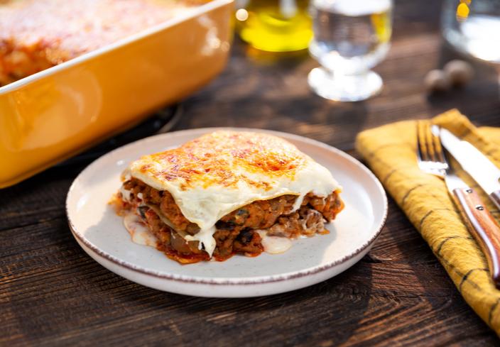 Receta de lasaña de carne picada