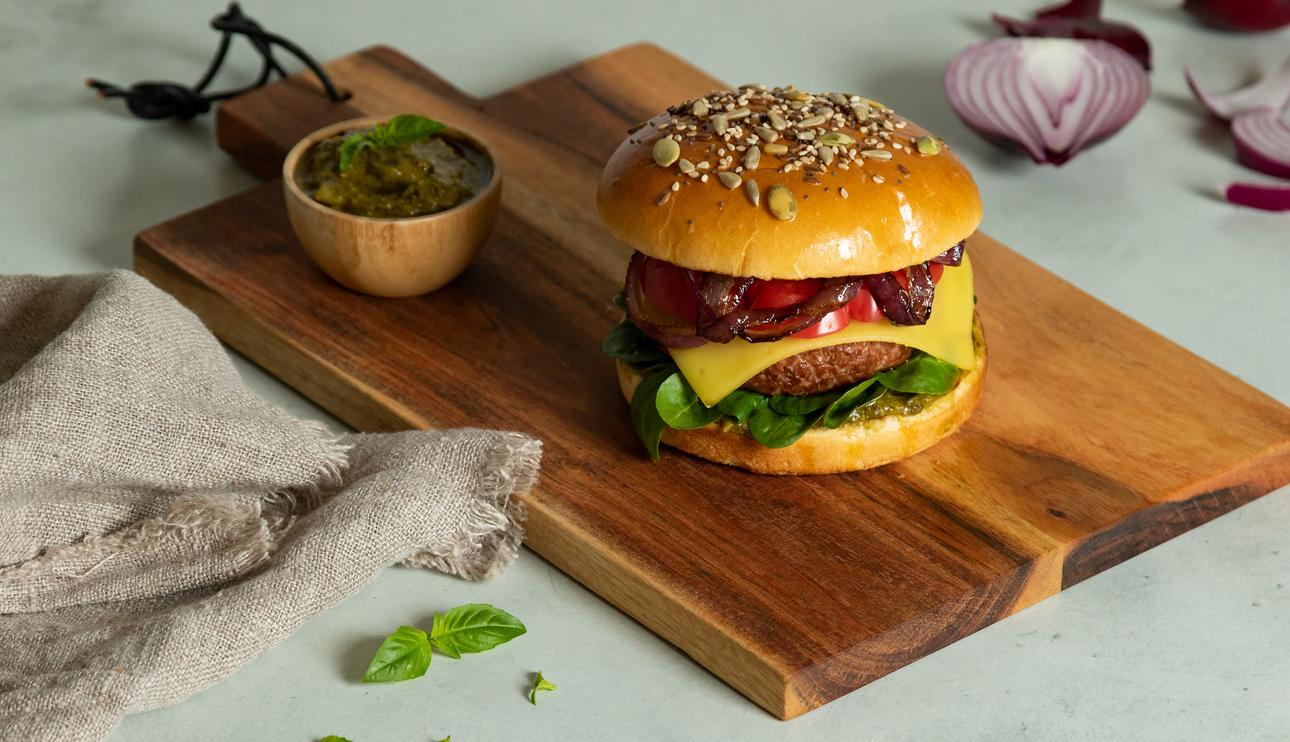 Sensational Burger con pesto