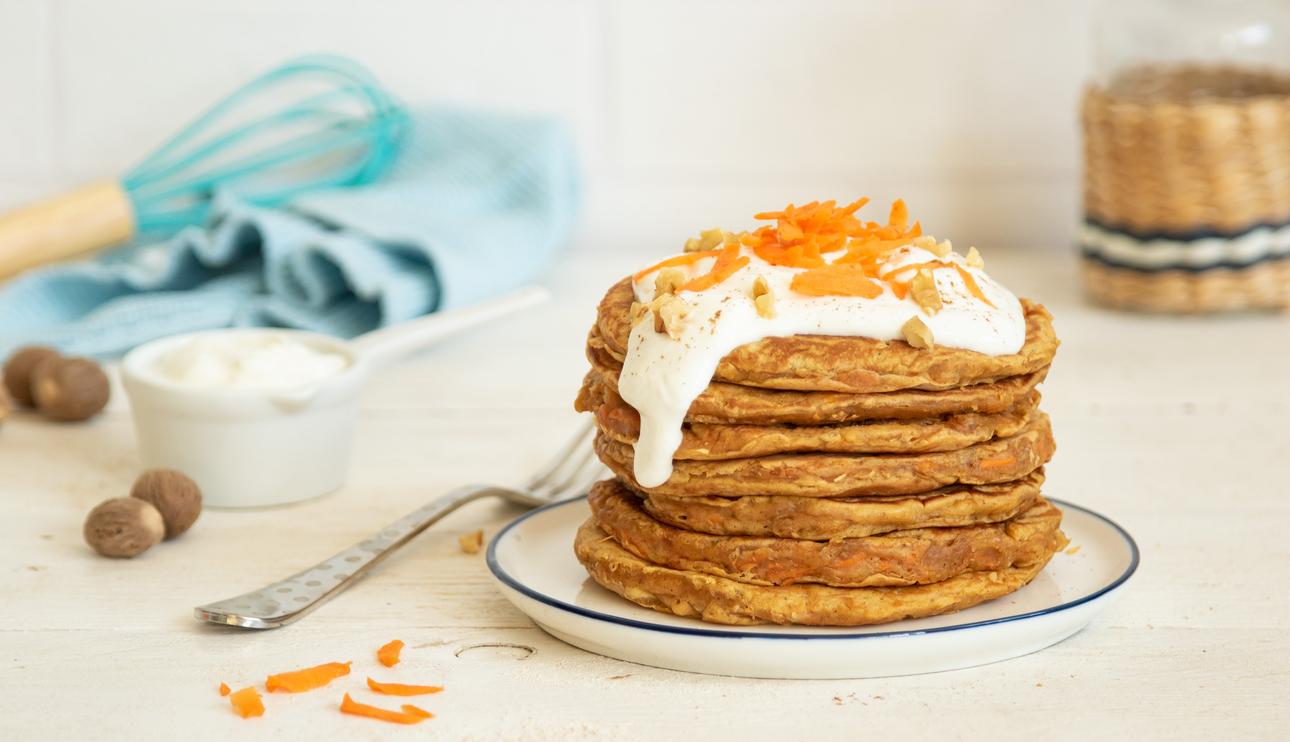 Tortitas de carrot cake