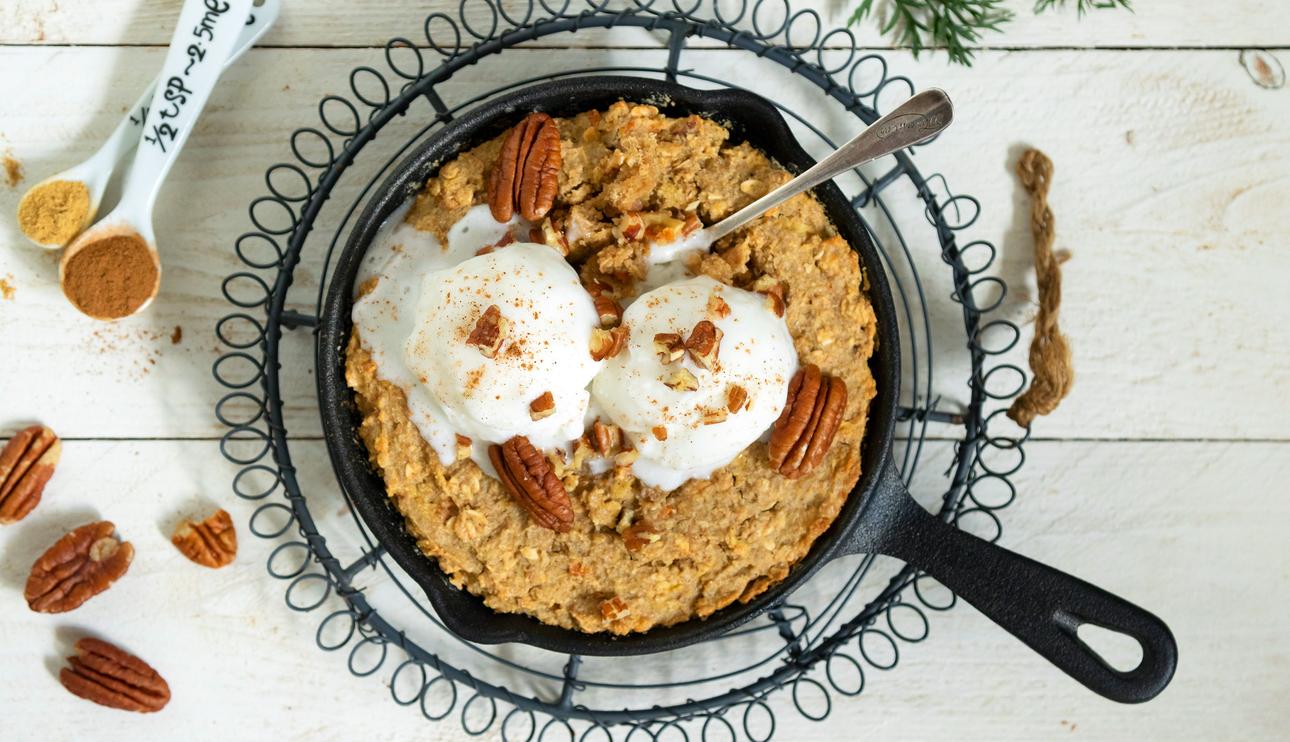 Skillet cookie de zanahoria