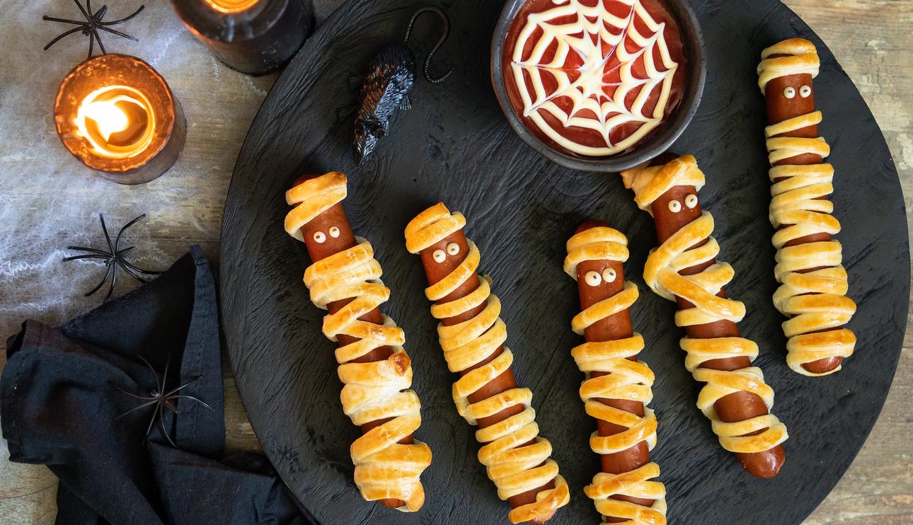 Momias de hojaldre y salchicha