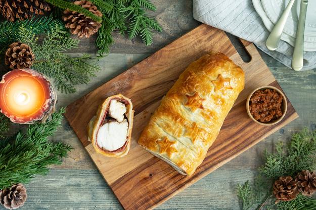 Wellington con rape y jamón Ibérico