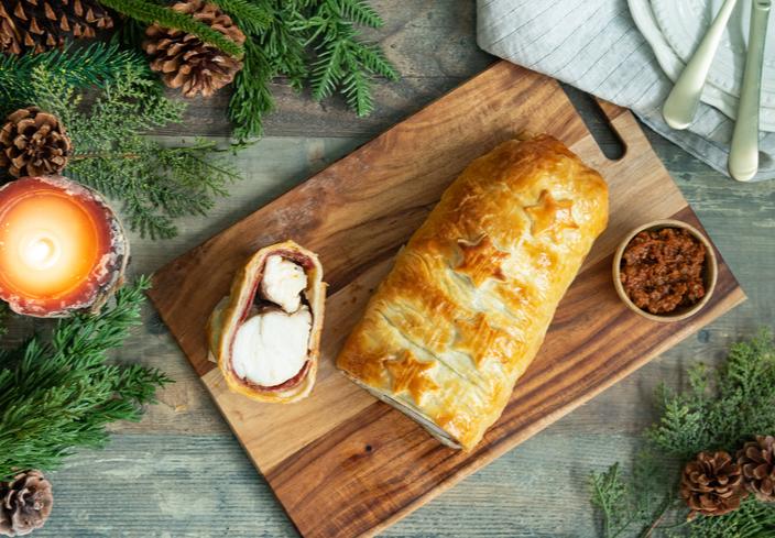 Wellington con rape y jamón Ibérico