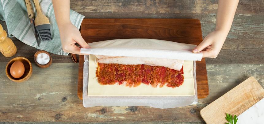 Wellington con rape y jamón Ibérico