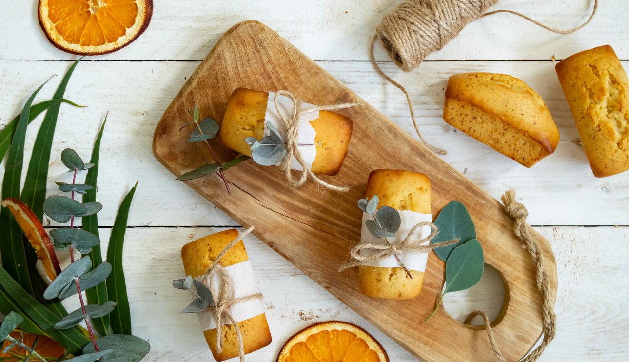 Bizcochitos de naranja y jengibre