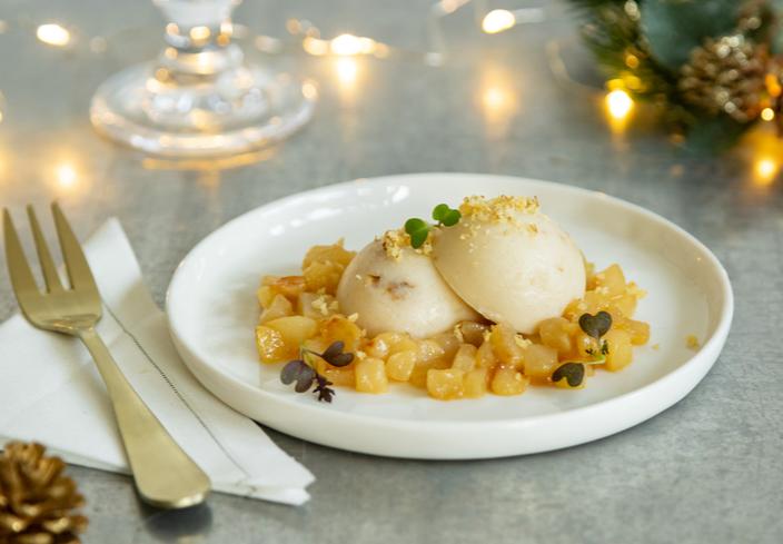 Bombones de queso Idiazabal con pera y nueces