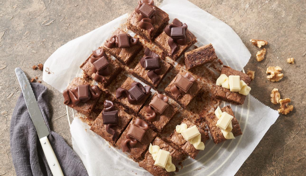 Brownie 5 chocolates con Thermomix®(TM6, TM5, TM31)