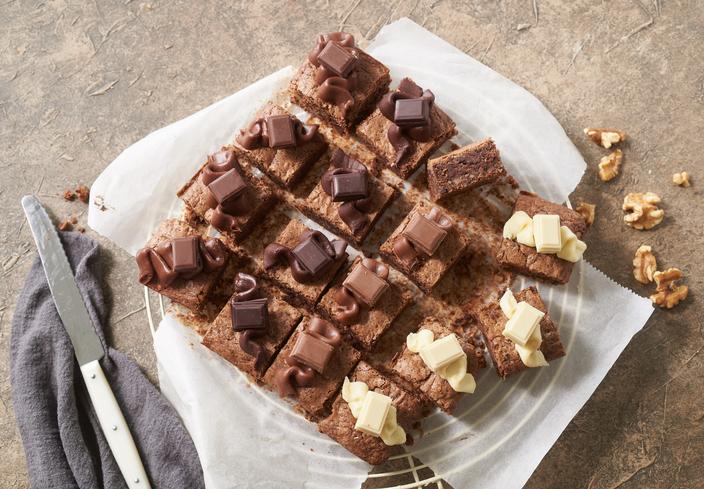 Brownie 5 chocolates con Thermomix®(TM6, TM5, TM31)