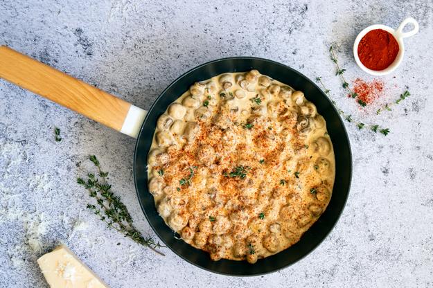 Champiñones a la parmesana