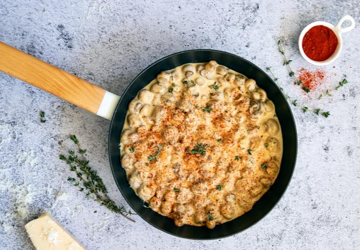 Champiñones a la parmesana