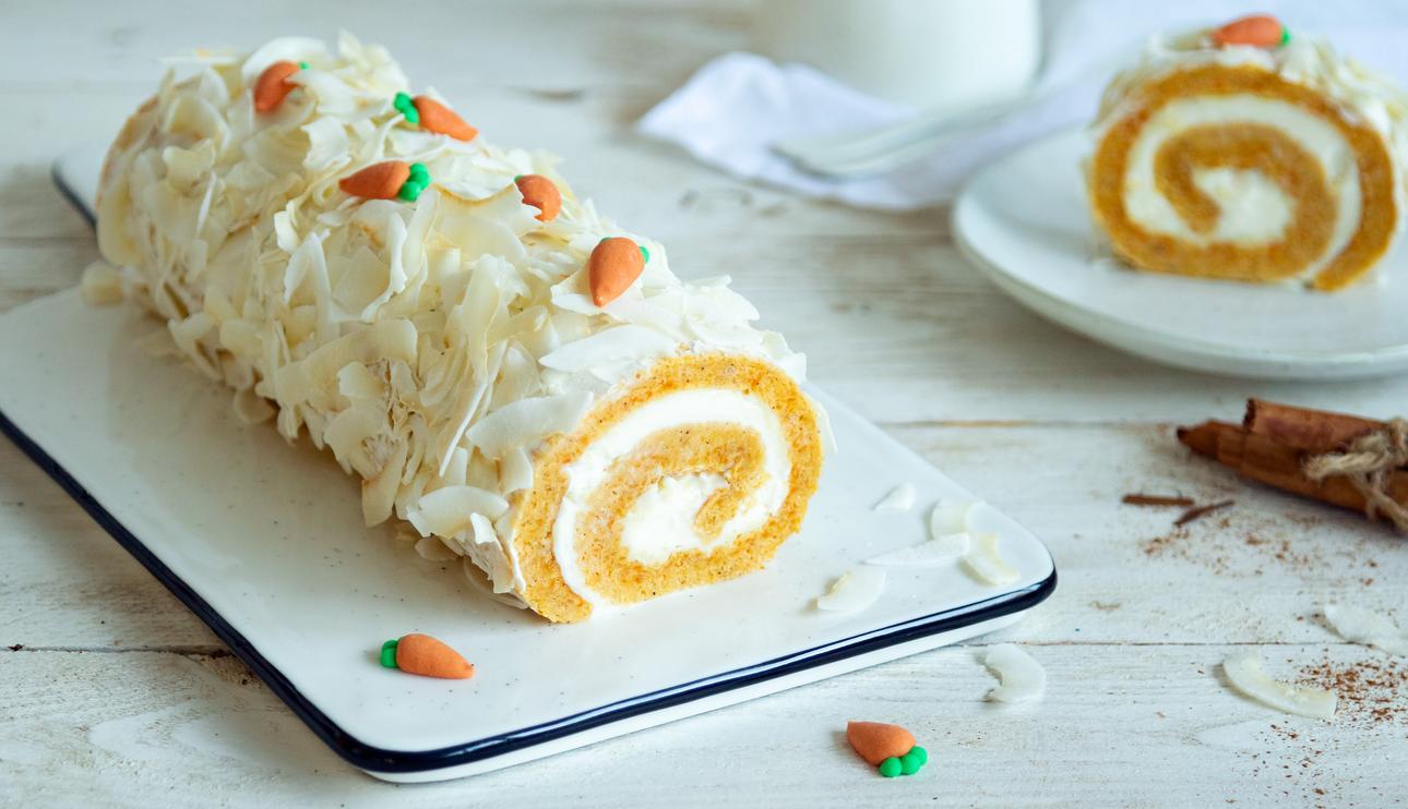 Carrot cake roll