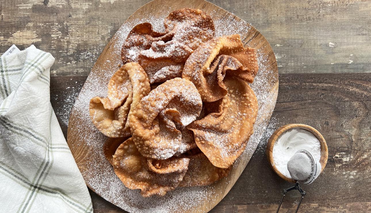 Orejas de Carnaval con obleas