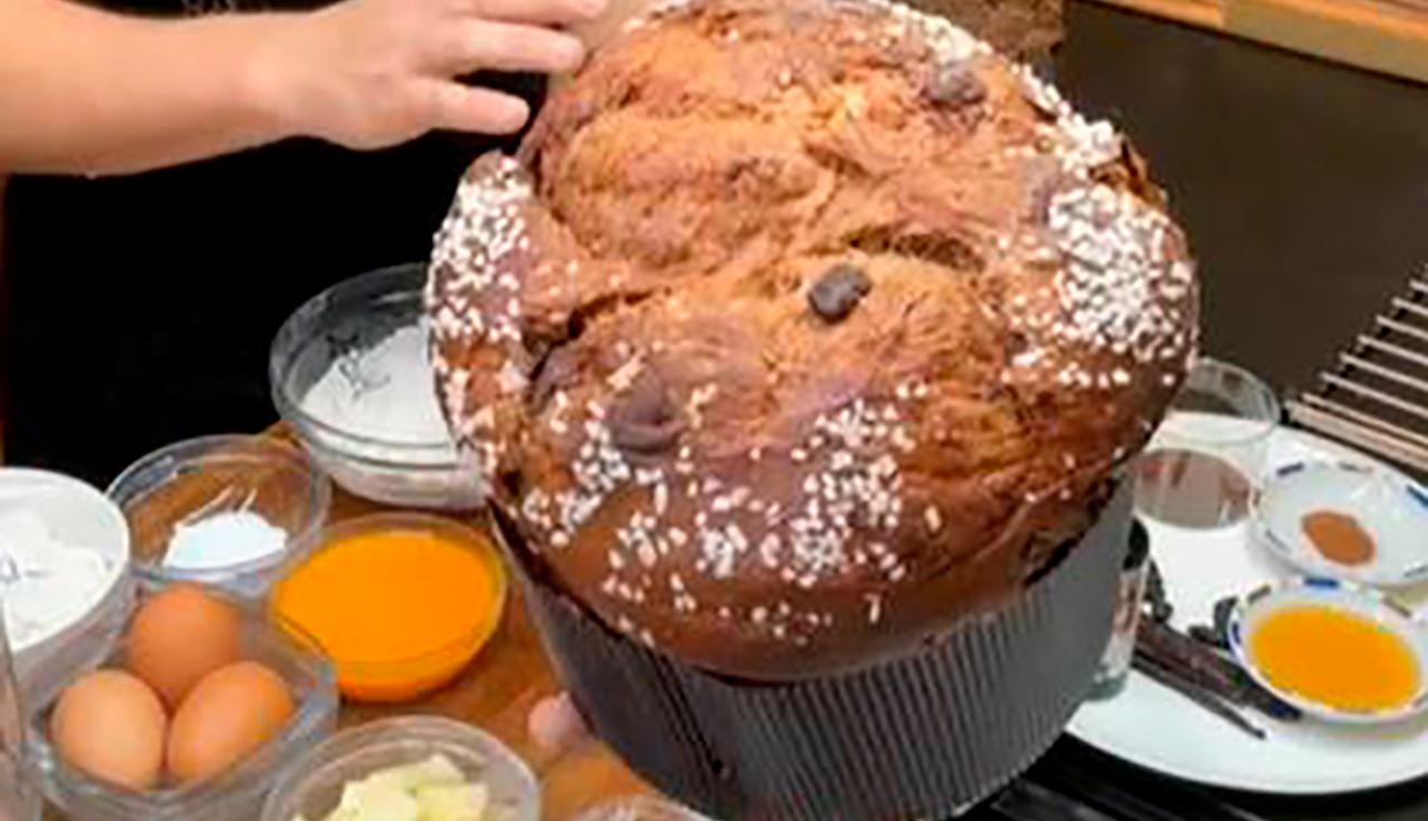 Panettone de tres chocolates y naranja by Jordi Cruz