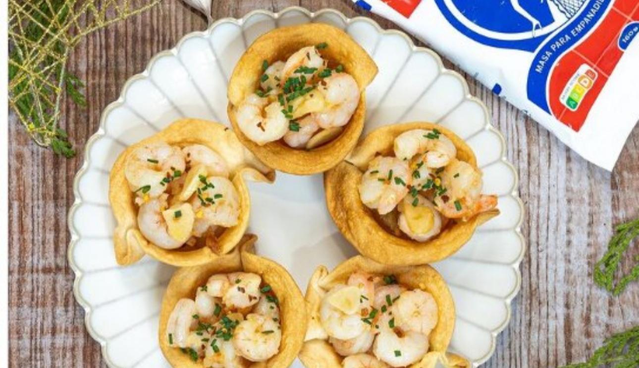 Tartaletas de gambas con Thermomix®(TM6, TM5, TM31)
