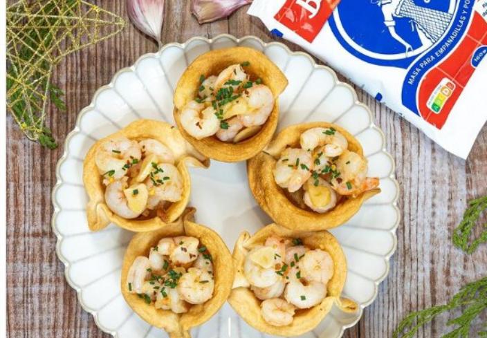 Tartaletas de gambas con Thermomix®(TM6, TM5, TM31)