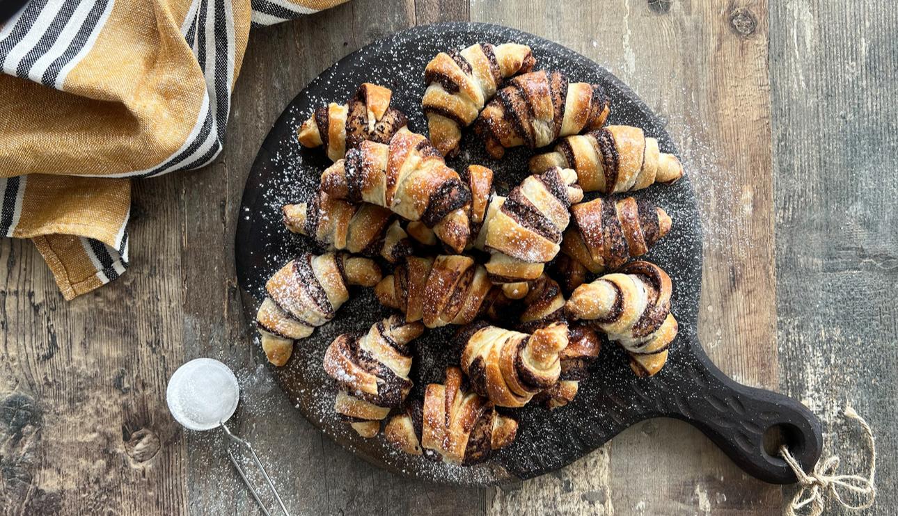 Croissants de chocolate
