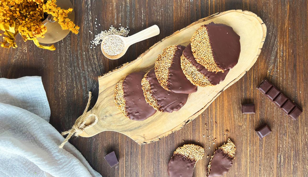 Galletas de chocolate con 3 ingredientes