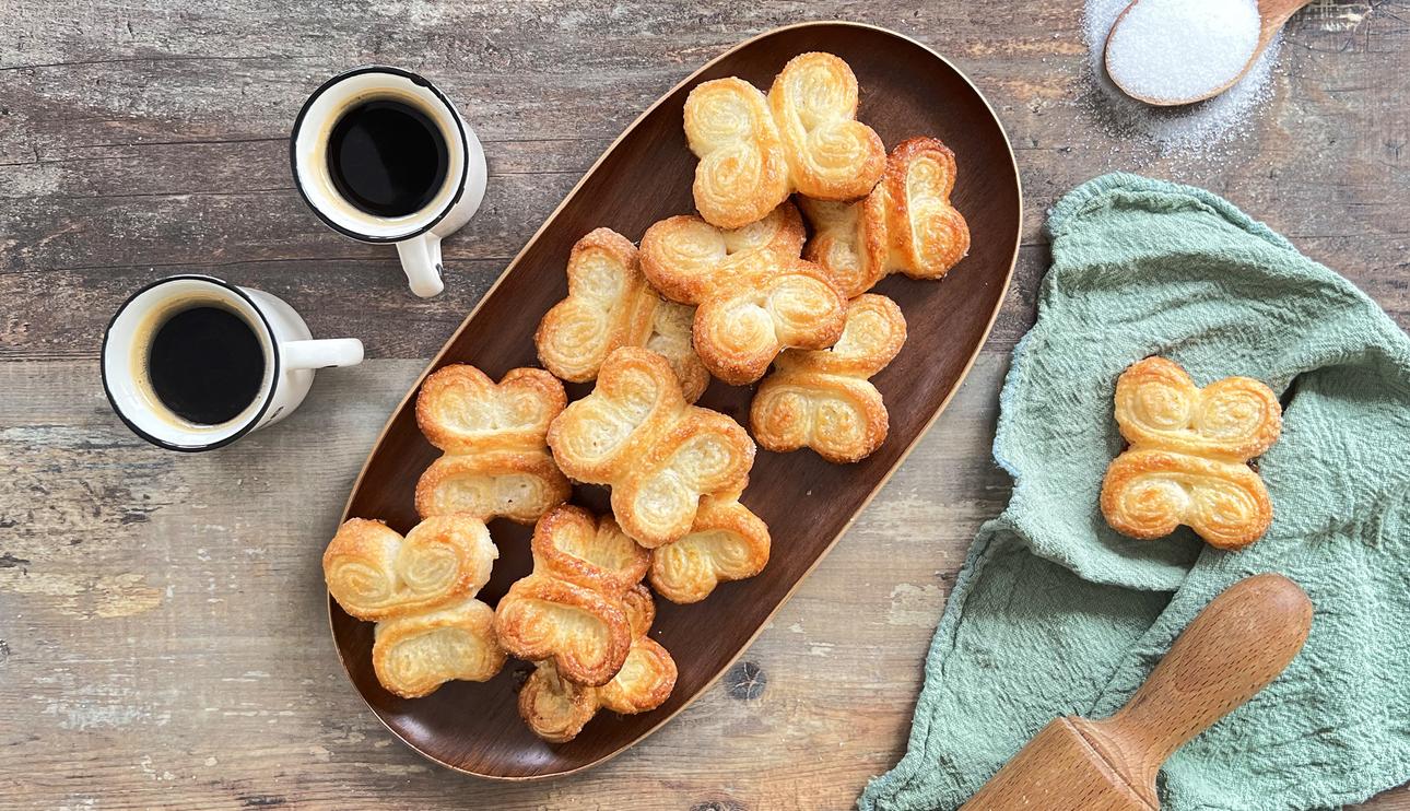 Mariposas de hojaldre