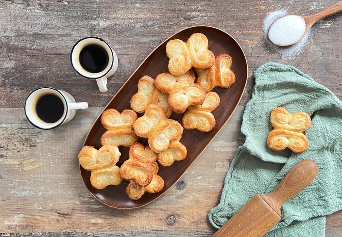 Mariposas de hojaldre