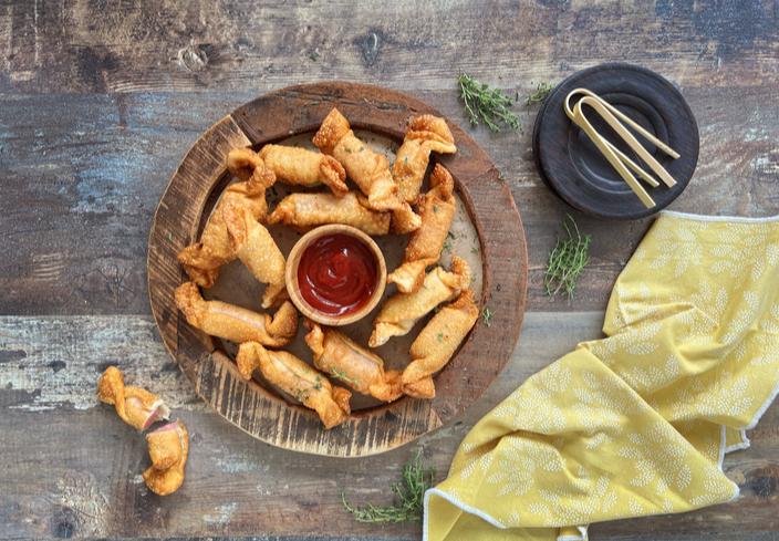 Caramelos de obleas y salchichas