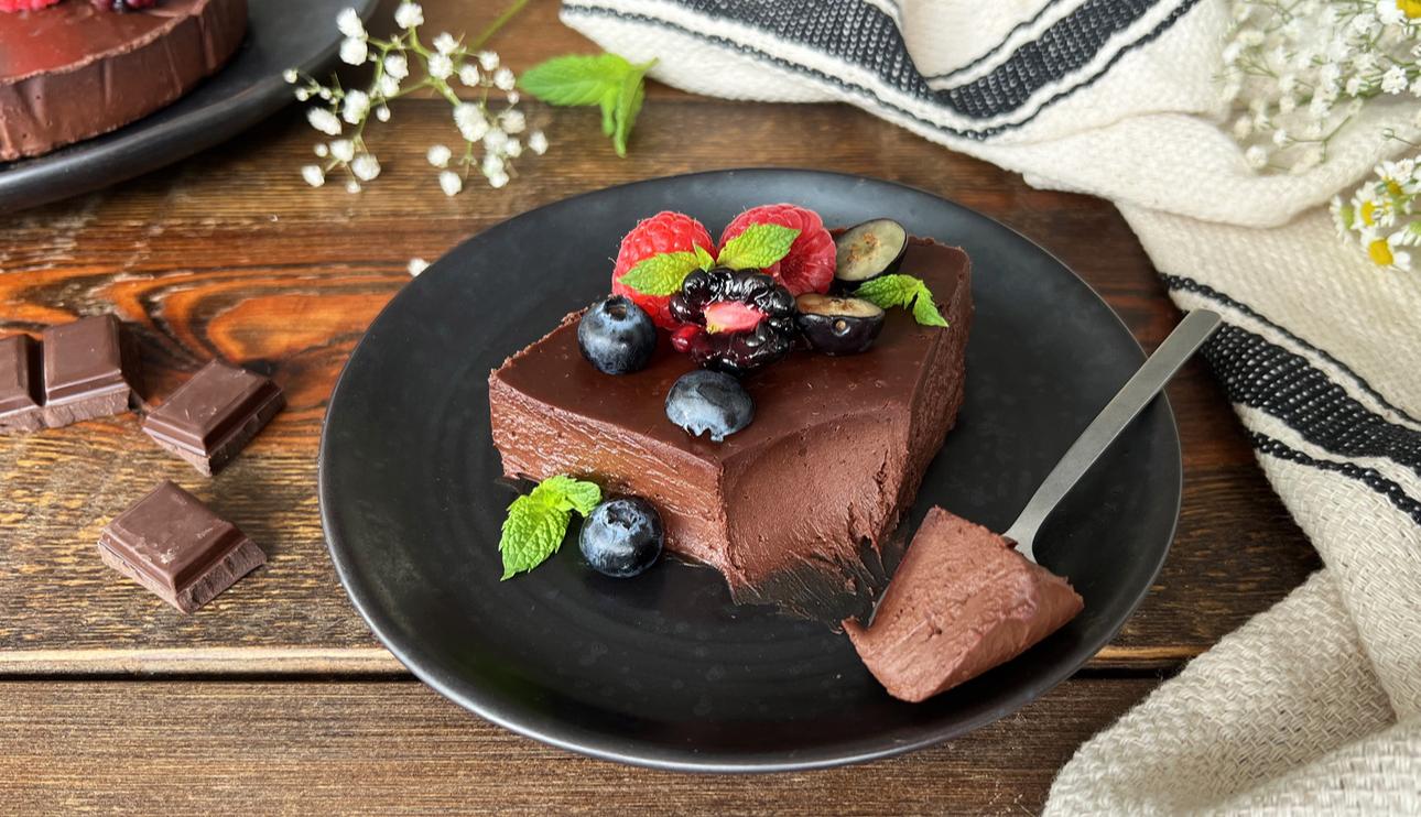 Pastel de chocolate con 3 ingredientes