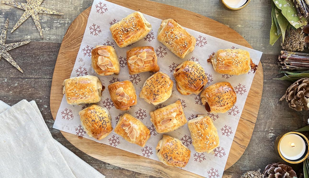 Trío de saladitos con obleas