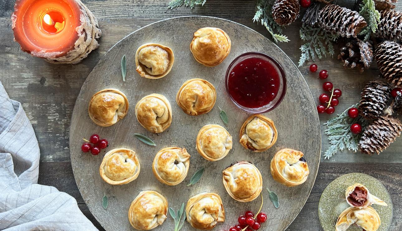 Cappelletti de pato y mermelada con masa de empanadillas