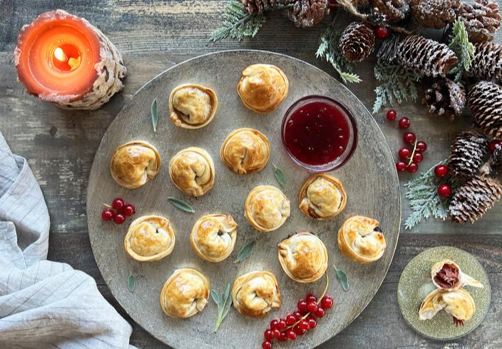 Cappelletti de pato y mermelada con masa de empanadillas