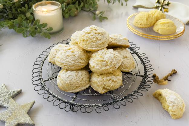 Bolas de nieve de leche condensada