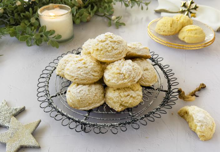 Bolas de nieve de leche condensada