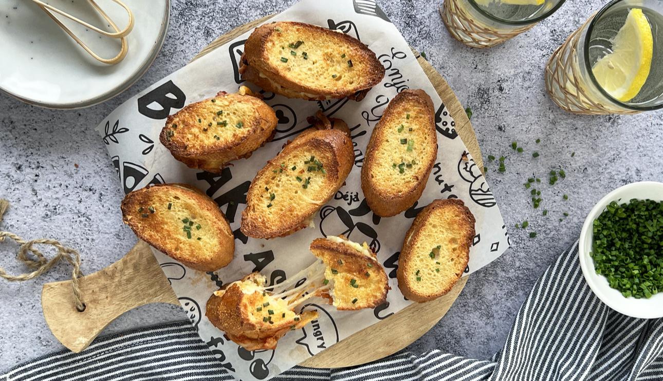 Bocaditos crujientes en freidora de aire