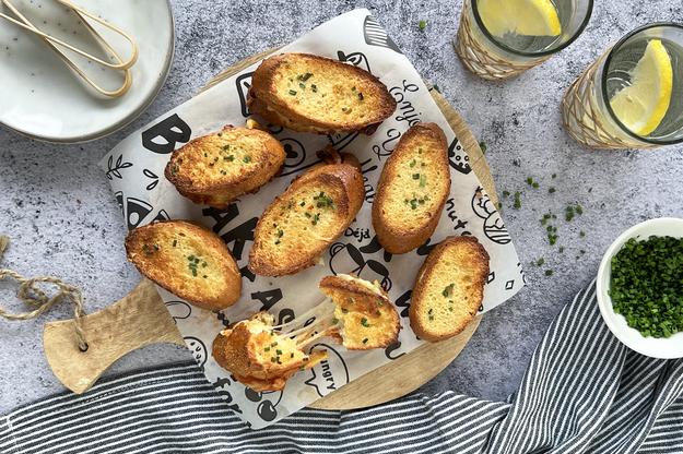 Bocaditos crujientes en freidora de aire