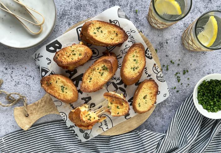 Bocaditos crujientes en freidora de aire