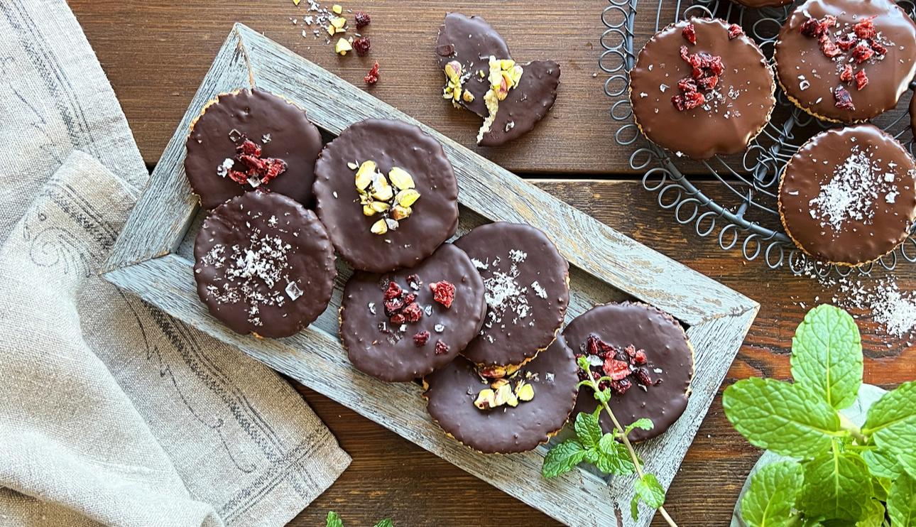 Galletas fáciles de chocolate con 3 ingredientes