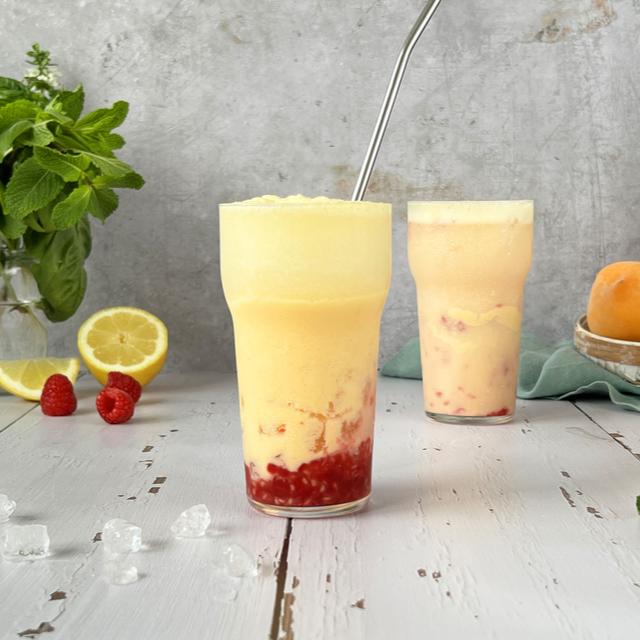 Postres de limón y leche condensada