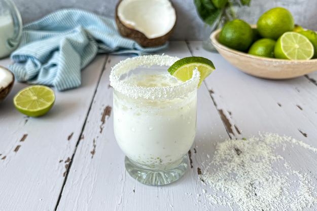 Coco-lima de leche condensada